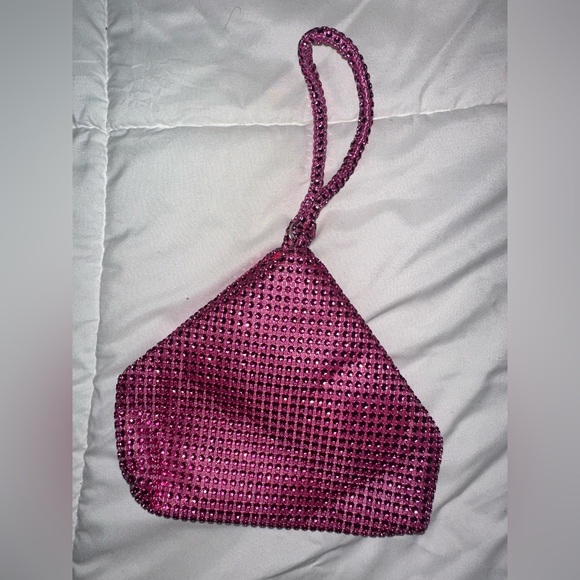 Pink Rhinestone Evening Bag - Picture 2 of 2